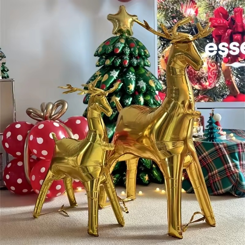 2pcs 4D Reindeer & 1PC Santa's - Bonsai Garden Ideas ulasan dan harga