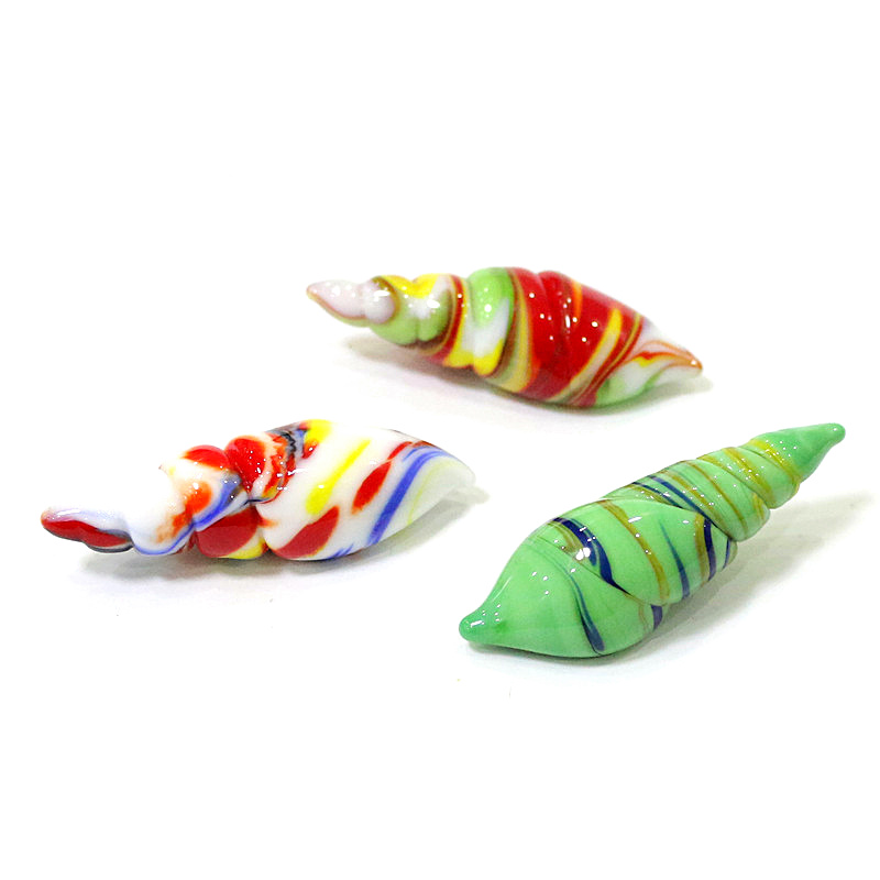 Cute Mini Glass Shell Conch Or - Bonsai Garden Europe ulasan dan harga