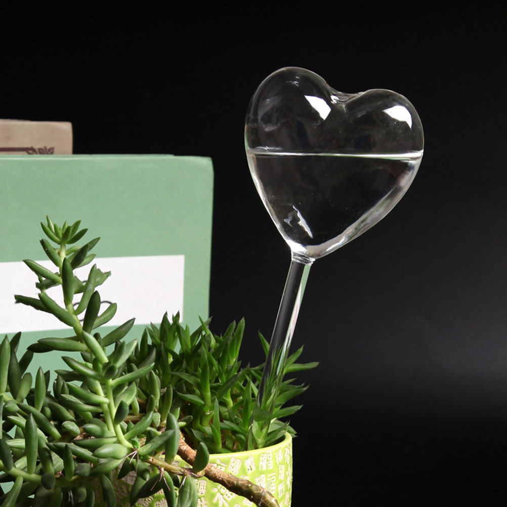3Pcs Heart Shaped Glass Self W - Bonsai Garden Accessories ulasan dan harga