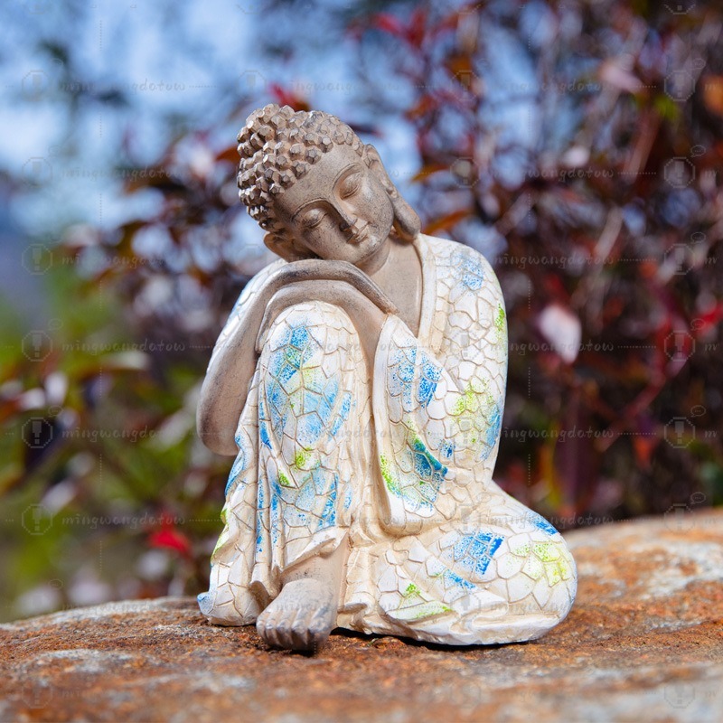 Mini Buddha Statue Ornament, N - Us Bonsai Garden ulasan dan harga