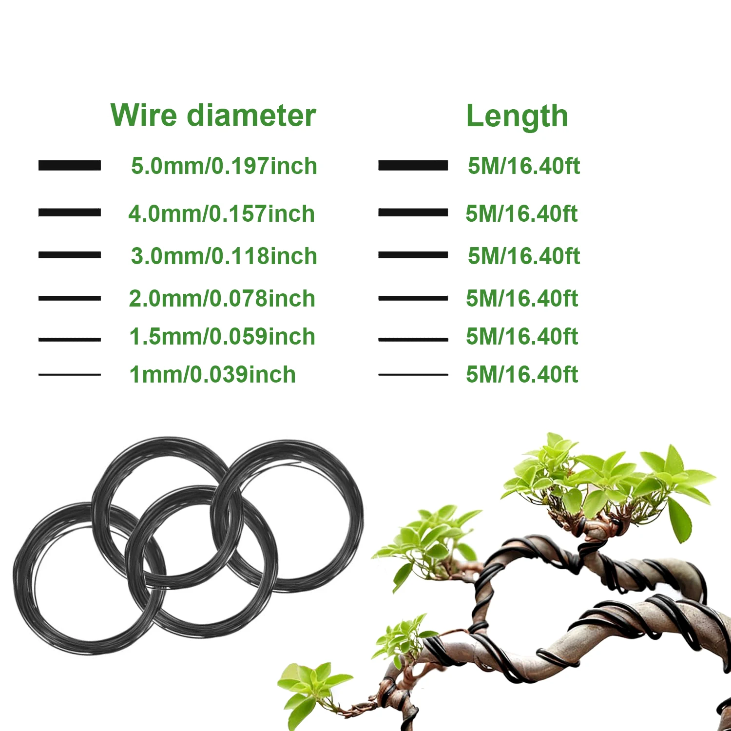 1pcs Bonsai Wires Anodized Alu - Bonsai Garden Accessories ulasan dan harga