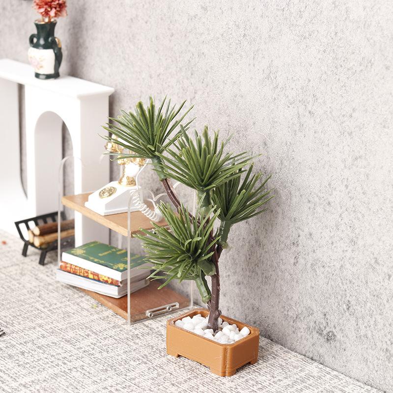 1Pcs 1/12 Dollhouse Simulation - Bonsai Garden Ideas ulasan dan harga