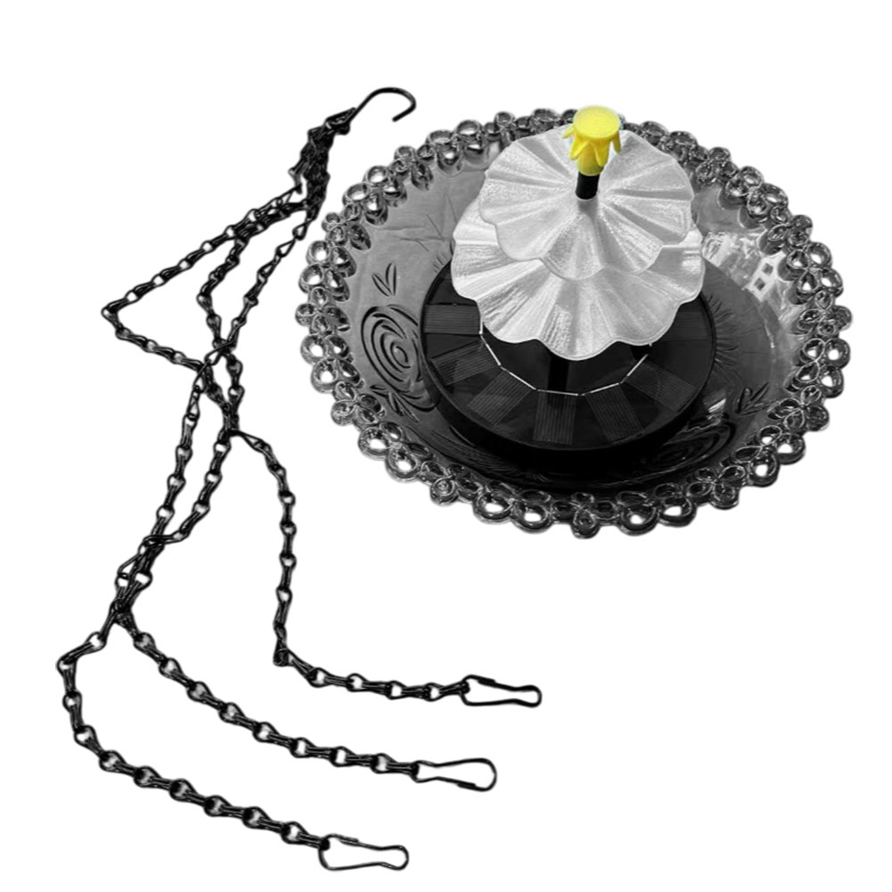 Hanging Solar Powered Birdbath - Bonsai Garden Backyard ulasan dan harga