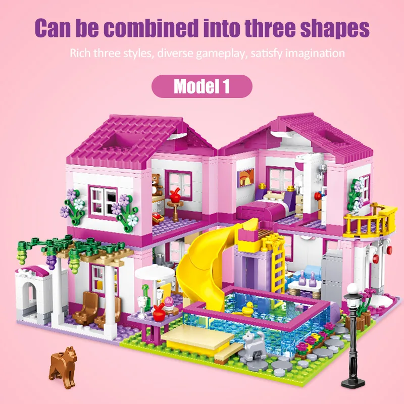 City Scale Summer Villa House  - Bonsai Garden Lego ulasan dan harga
