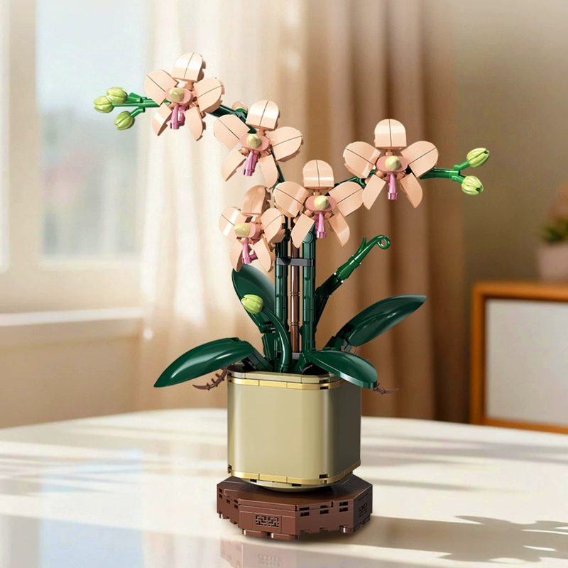 SEMBO Artificial Flowers Build - Bonsai Garden Lego ulasan dan harga