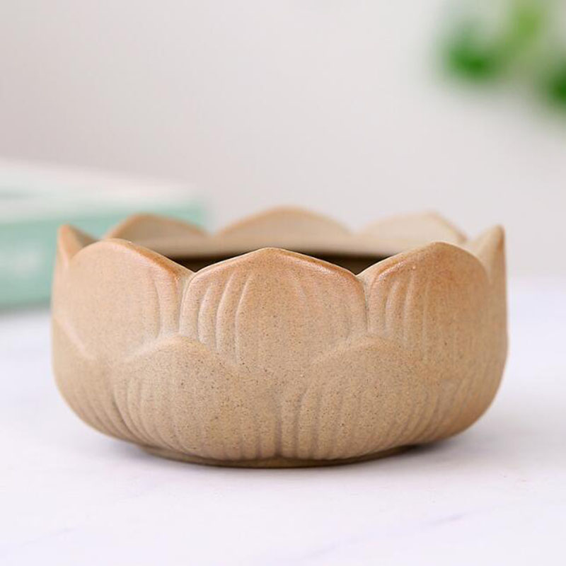 Coarse Pottery Lotus Green Pla - Bonsai Garden Europe ulasan dan harga