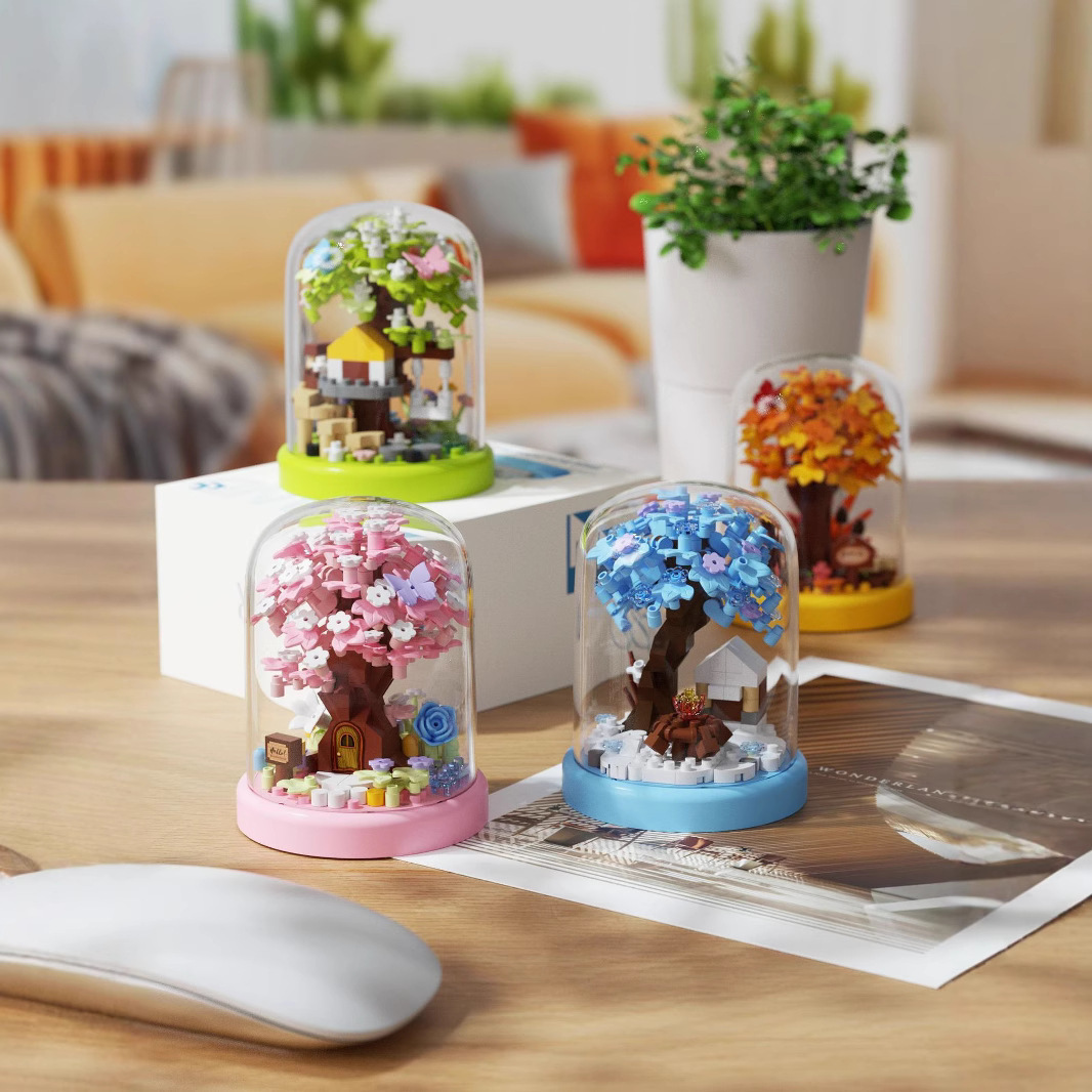 Mini Cherry Blossom Tree House - Bonsai Garden Lego ulasan dan harga