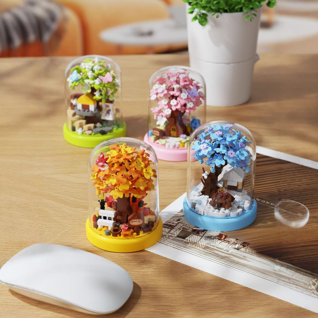 Mini Cherry Blossom Tree House - Bonsai Garden Lego ulasan dan harga
