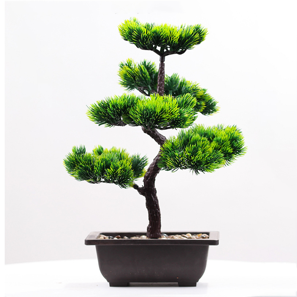 Artificial Plants Beauty Pine  - Bonsai Garden Accessories ulasan dan harga