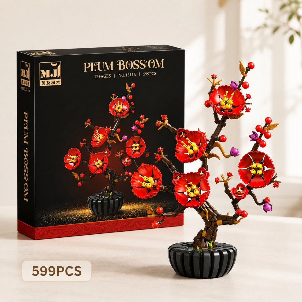 Plum Blossom Bonsai Building B - Bonsai Garden Lego ulasan dan harga
