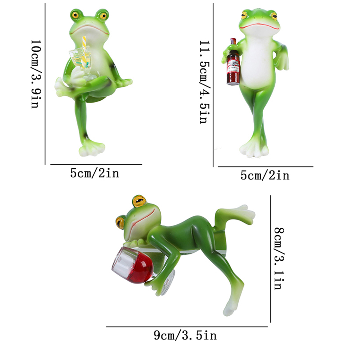 1pc resin frog statue bonsai a - Bonsai Garden Backyard ulasan dan harga