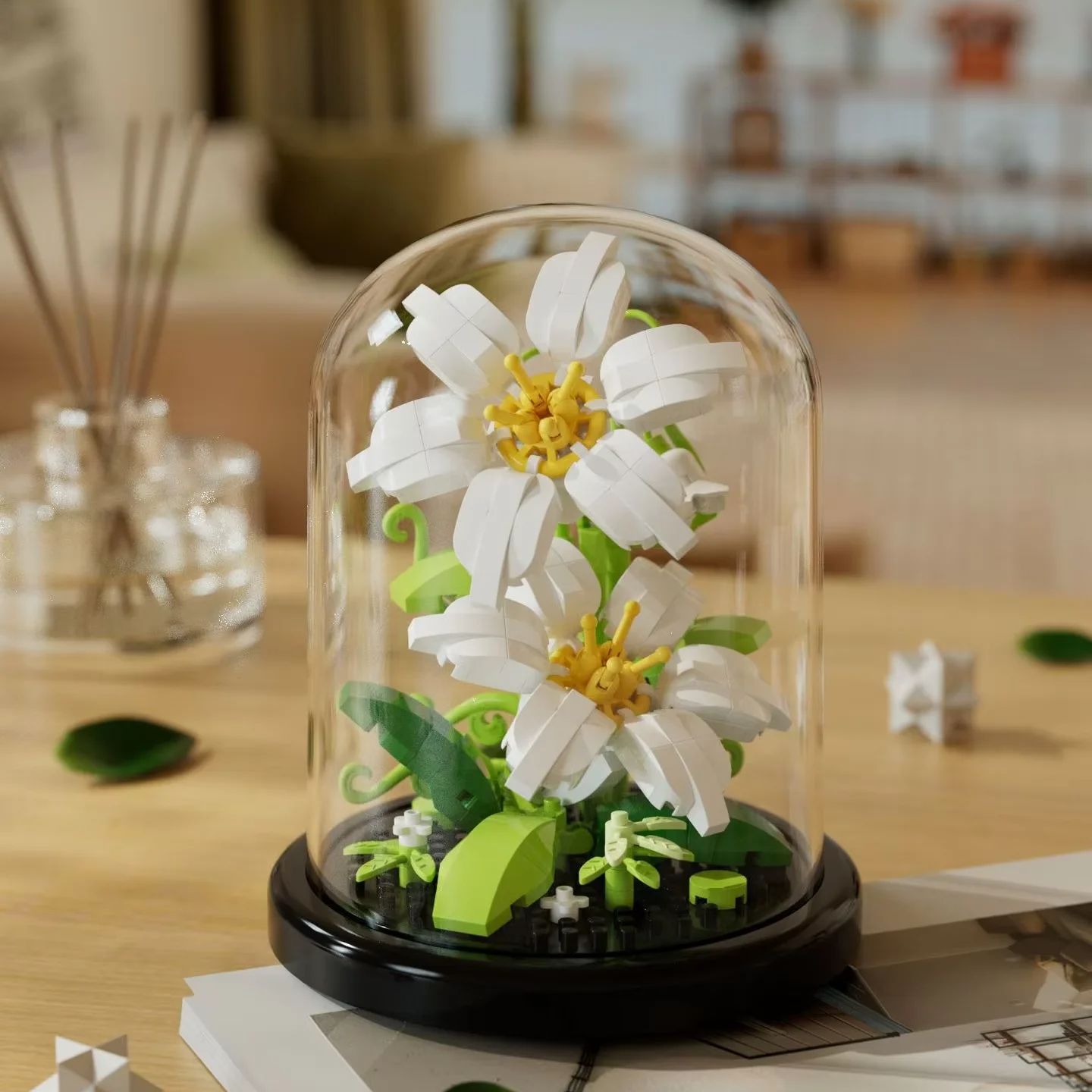 Flower Bouquet Bonsai Building - Bonsai Garden Lego ulasan dan harga